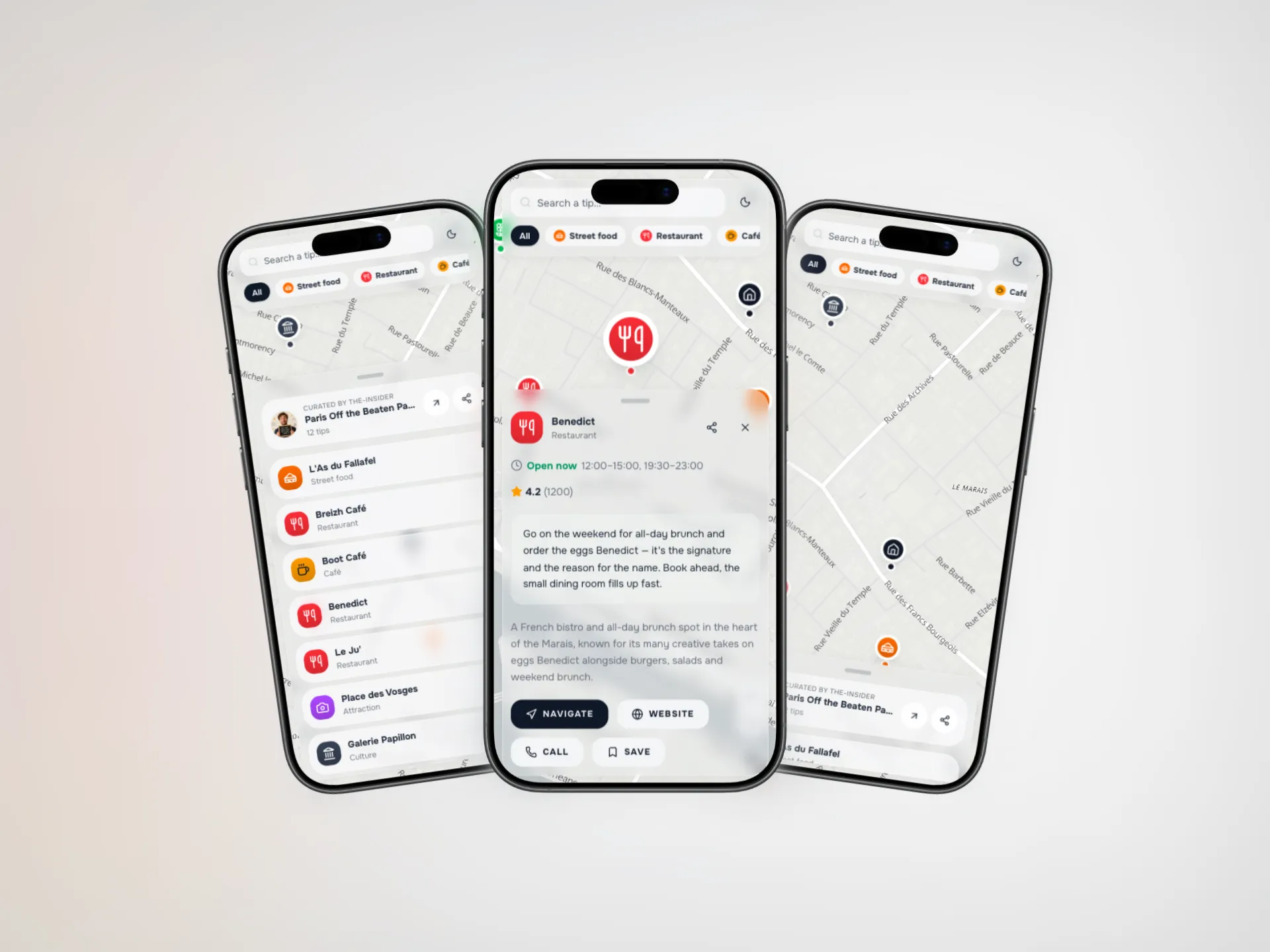 PinTips map with its creator's tips
